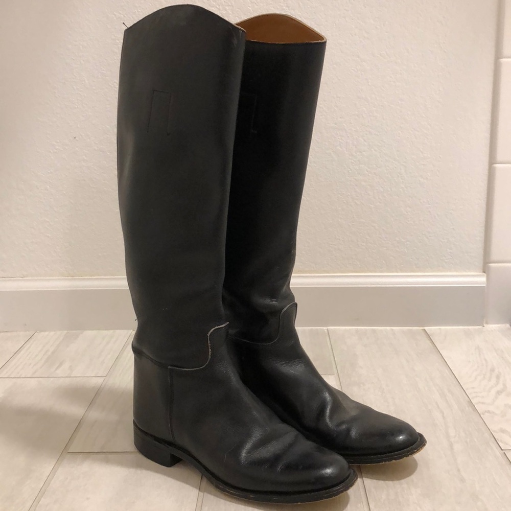 Marlborough black riding boot